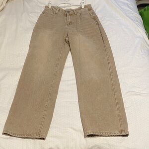 SHEIN Beige Straight Leg Women's Pants